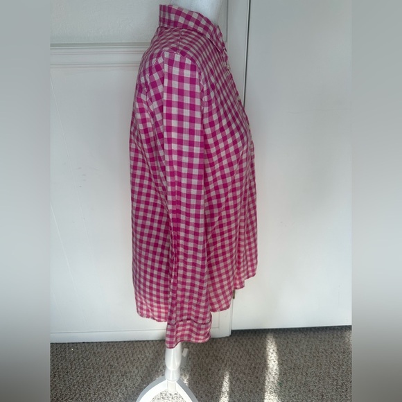 J.Crew Pink Button Down Shirt boy fit Style size M - Picture 4 of 8